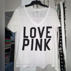 PINK VS eighty six loose fit  shirt Large